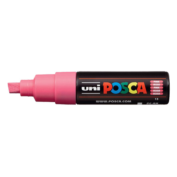 POSCA PC-8K verfmarker roze (8 mm schuin) PC8KRE 424216 - 1