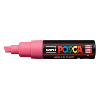 POSCA PC-8K verfmarker roze (8 mm schuin) PC8KRE 424216