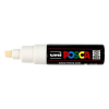 POSCA PC-8K verfmarker wit (8 mm schuin)