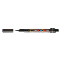 POSCA brush PCF-350 verfmarker zwart (1 mm penseel) PCF350N 424004