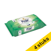 Aanbieding: 4x Page vochtig toiletpapier Aloë Vera (38 doekjes)