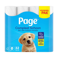 Page Compleet Schoon toiletpapier (32 stuks) SPA00183