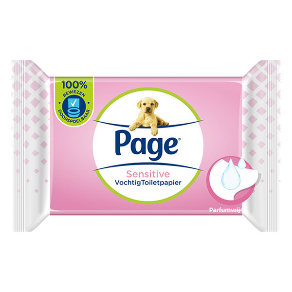 Page Sensitive vochtig toiletpapier (38 doekjes)  SPA00511 - 1