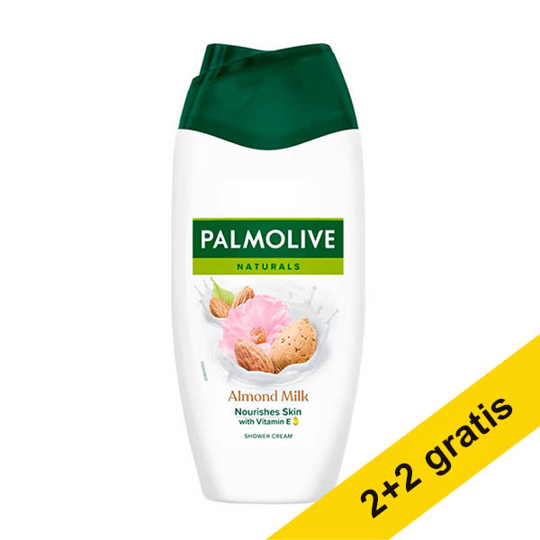 Aanbieding: 4x Palmolive Naturals Almond Milk douchegel (250 ml) SPA04495 - 1