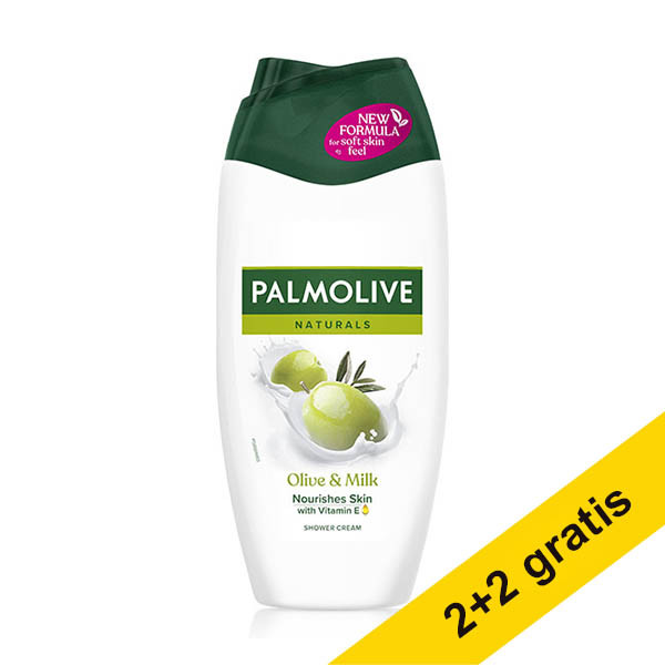 Aanbieding: 4x Palmolive Naturals Olive & Milk douchegel (250 ml) SPA04496 - 1