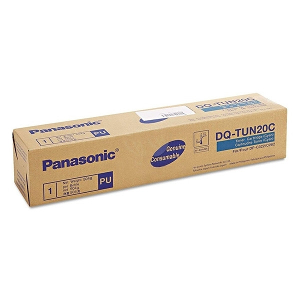 Panasonic DQ-TUN20C toner cyaan (origineel) DQ-TUN20C 075202 - 1