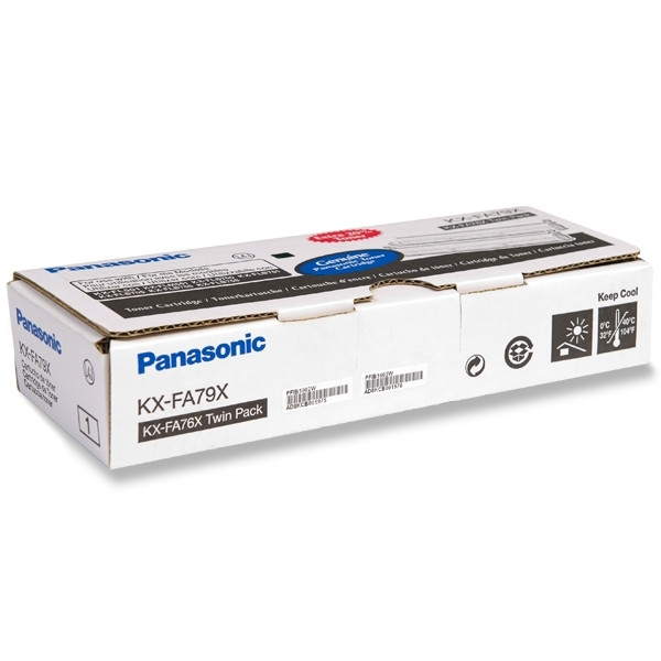 Panasonic KX-FA79X toner dubbelpak (origineel) KX-FA79X 075164 - 1