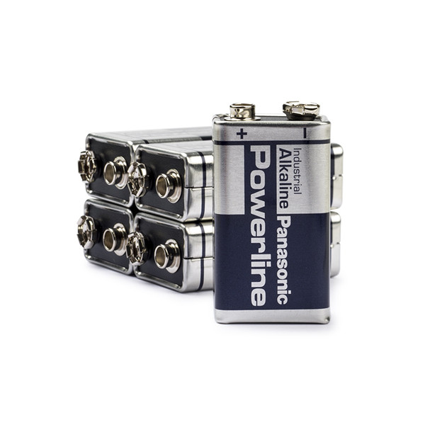 Panasonic Powerline 9V 6LR61 E-Block batterij (5 stuks) APA01122 204619 - 1