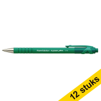 Aanbieding: 12x Papermate balpen Flexgrip Ultra RT groen (1 mm)