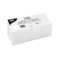 Papstar papieren servetten 33 x 33 cm 1/8 vouw 1-laags wit (5000 stuks) 298080
