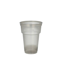 Papstar reusable beker 0,2 liter grijs (50 stuks) 298063