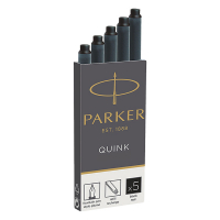 Parker 1950382 Quink inktpatroon zwart (5 stuks)