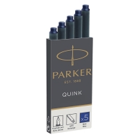 Parker 1950384 Quink inktpatroon blauw (5 stuks)