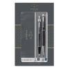 Parker IM met balpen en vulpen zwart/chrome (blauwe inkt) 2093215 214049 - 1