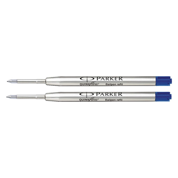 Parker Quinkflow balpen navulling fijn blauw (2 stuks) 19503682 214114 - 1