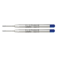 Parker Quinkflow balpen navulling medium blauw (2 stuks) 19503712 214112