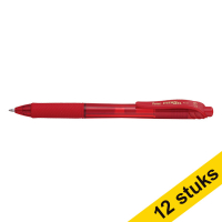 Pentel Aanbieding: 12 x Pentel Energel BL107 rollerpen rood  210057