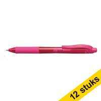 Aanbieding: 12 x Pentel Energel BL107 rollerpen roze