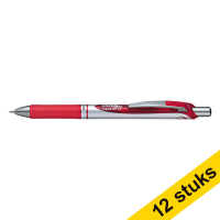Aanbieding: 12 x Pentel Energel BL77 rollerpen rood
