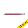 Aanbieding: 12x Pentel Dual Metallic gelpen lichtroze en metallic groen/goud 210220 - 1
