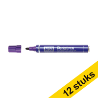 Aanbieding: 12x Pentel N50 permanent marker violet
