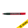 Aanbieding: 12x Pentel SMW26 krijtstift rood (1,5 - 4,0 mm schuin) 210240 - 1