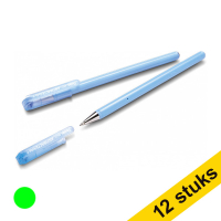 Aanbieding: 12x Pentel antibacteriële Balpen BK77AB groen