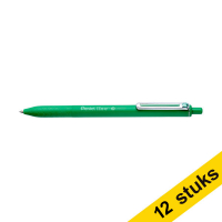 Pentel Aanbieding: 12x Pentel iZee BX470 balpen groen  210164