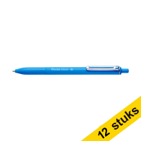 Aanbieding: 12x Pentel iZee BX470 balpen lichtblauw