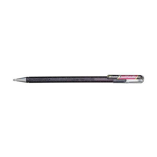 Pentel Dual Metallic gelpen zwart/metallic rood 016771 K110-DAX 210188 - 1