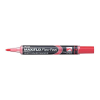 Pentel Flex-Feel whiteboard marker met flex tip rood (1,5 - 4,5 mm rond)