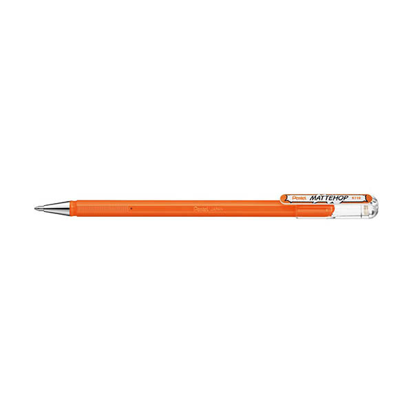 Pentel Mattehop K110 gelpen oranje 494604 - 1