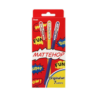 Pentel Mattehop K110 gelpen set Original 7 stuks 494622