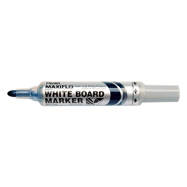 Pentel Maxiflo whiteboard marker blauw (3 mm rond) MWL5M-CO 246366 - 1