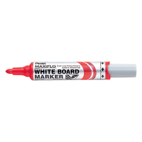 Pentel Maxiflo whiteboard marker rood (3 mm rond) MWL5M-BO 246364 - 1