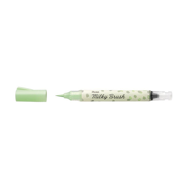 Pentel Milky XGFH-PKX brushpen pastellichtgroen 020512 210226 - 1