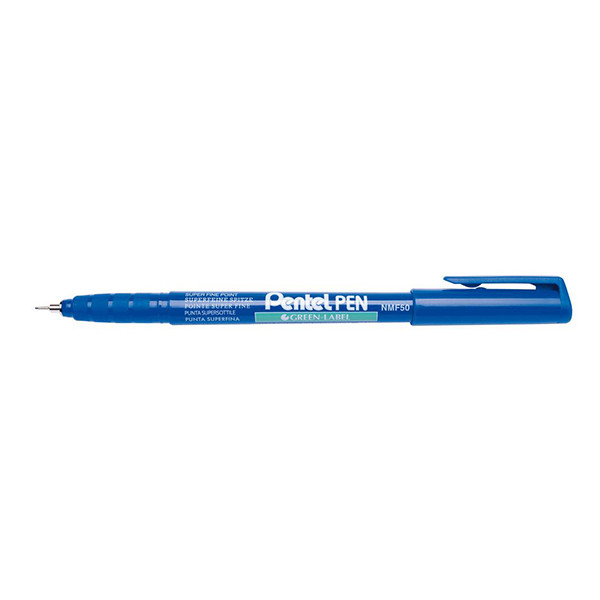 Pentel NMF50 permanent marker blauw (0,6 mm rond) 210341 - 1