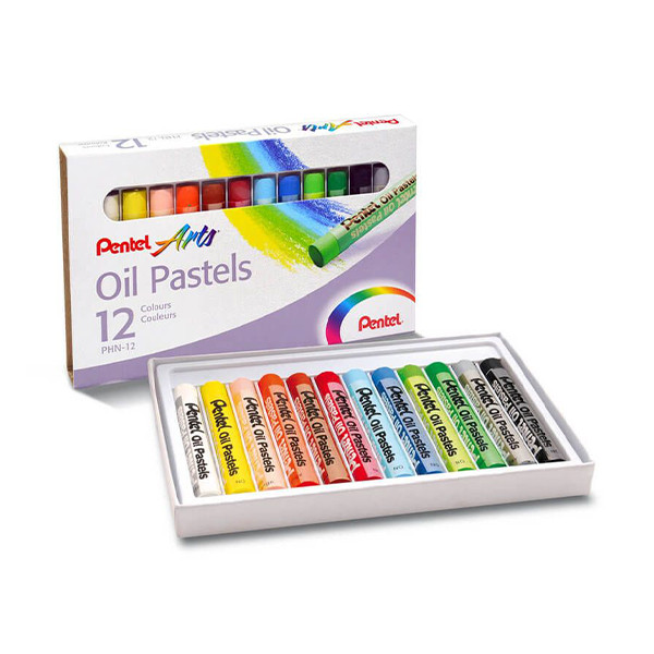 Pentel PHN4 oliepastelkrijt (12 stuks) 013815 246437 - 1