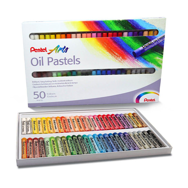 Pentel PHN4 oliepastelkrijt (50 stuks) 013844 246441 - 1