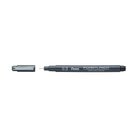 Pentel Pointliner S20P fineliner zwart (0,3 mm) 018139 210302