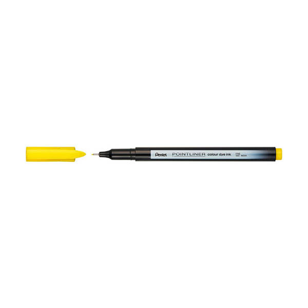 Pentel Pointliner S40 fineliner geel (0,4 mm) 494629 - 1