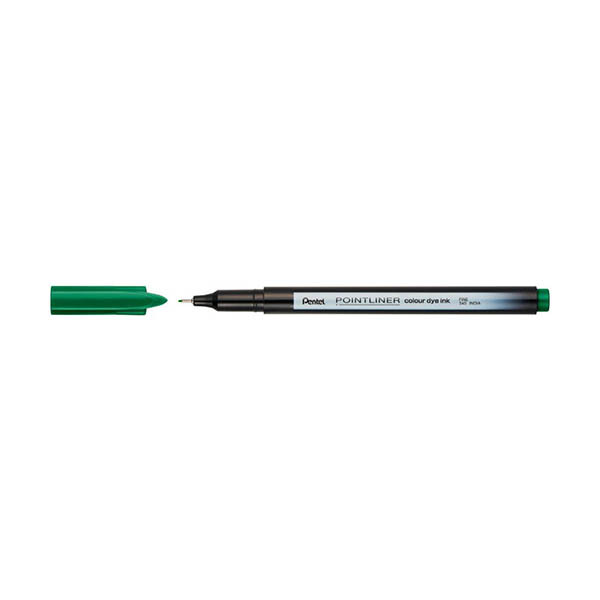 Pentel Pointliner S40 fineliner groen (0,4 mm) 494627 - 1