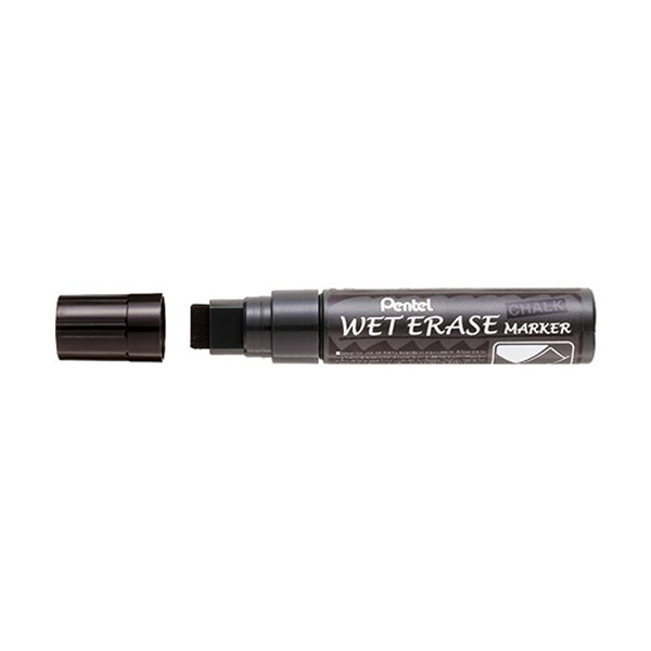 Pentel SMW56 krijtstift zwart (8 - 16 mm schuin) 012679 210253 - 1