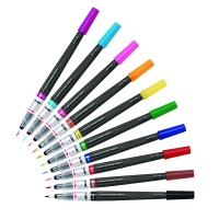 Pentel Set Pentel XGFL penseelstiften assortiment (10 stuks)  210232