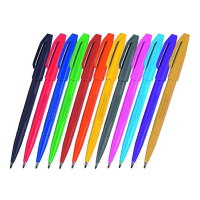 Pentel Sign S520 fineliner assortiment (0,8 mm) 12 stuks 000181 210338