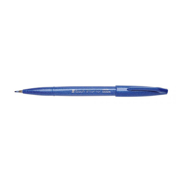 Pentel Sign SES15C brushpen blauw SES15C-C 210095 - 1