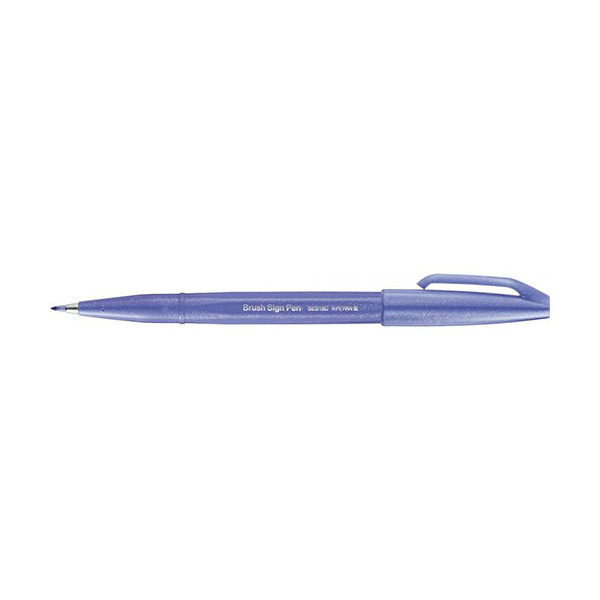 Pentel Sign SES15C brushpen blauw violet SES15C-V2 210108 - 1