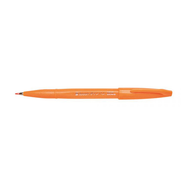 Pentel Sign SES15C brushpen oranje SES15C-F 210098 - 1
