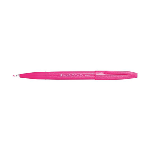 Pentel Sign SES15C brushpen roze SES15C-P 210101 - 1