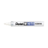 Pentel X100W industriële paint marker wit (3,9 mm rond) 210088 - 1